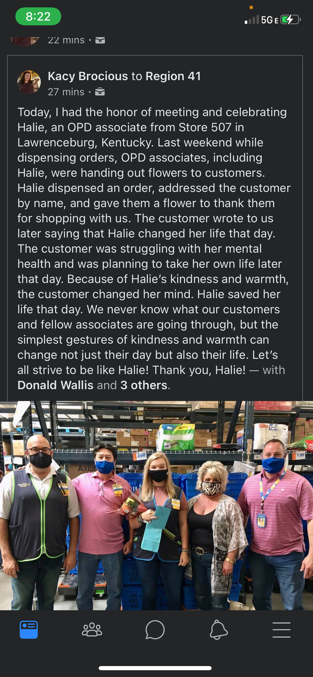 Antoine Sadler is an ambassador for Walmart and the trucking industry.