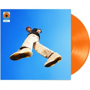 A rendering of the cover of Toby Mac's album Heaven on My Mind, with the orange record showing.