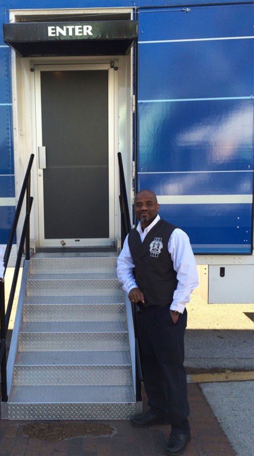 Antoine Sadler is an ambassador for Walmart and the trucking industry.