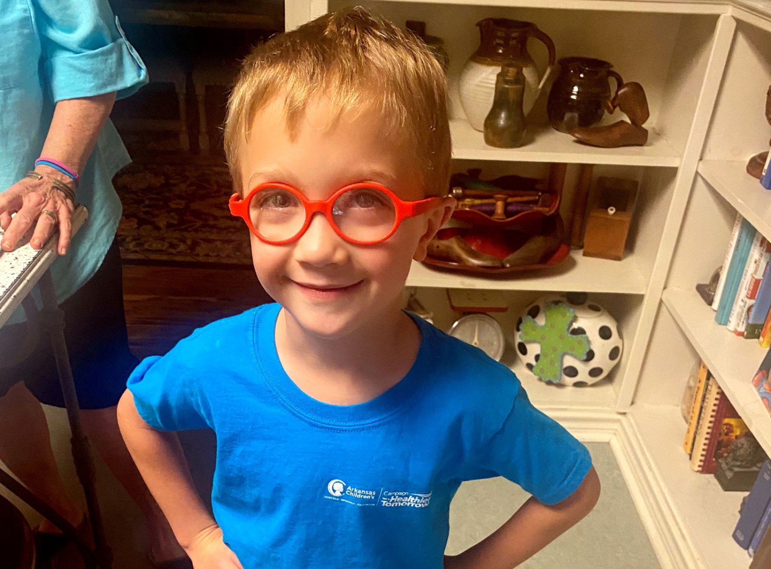 CMN Ambassador Sloan smiles big for the camera.
