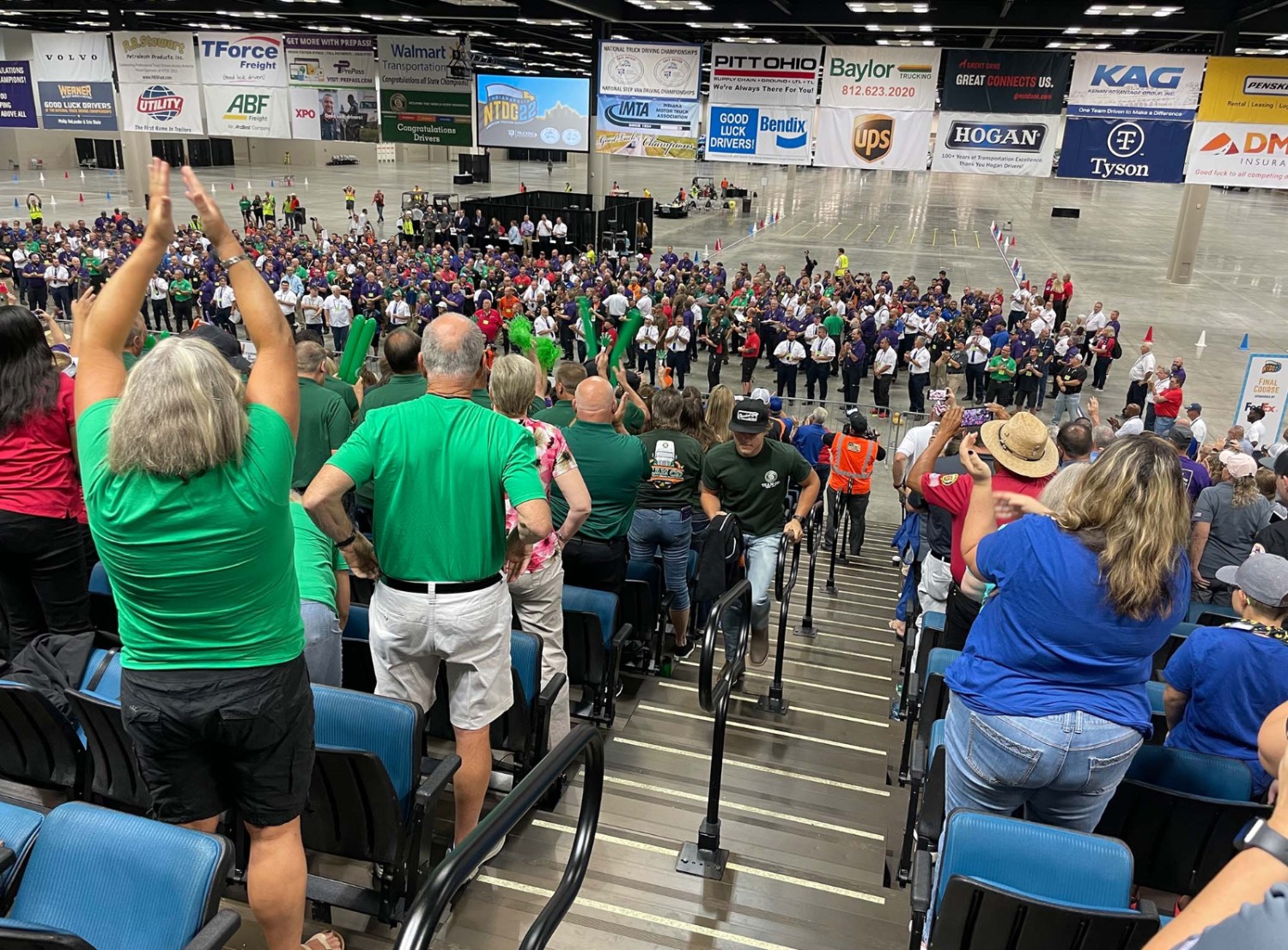 Photo from the 2022 National Truck Driving Championships in Indianapolis, Indiana.