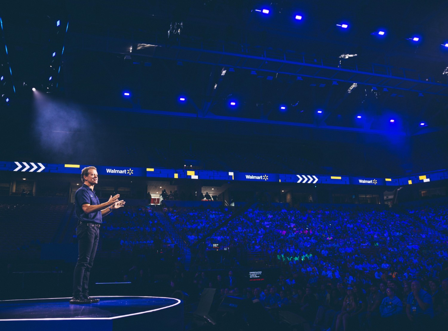 John Furner on stage